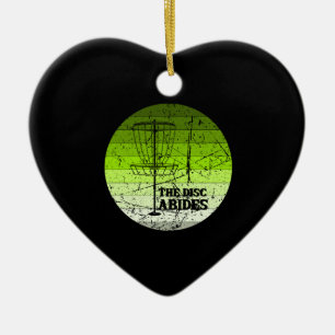 Disc Golf Vintage Keramik Ornament