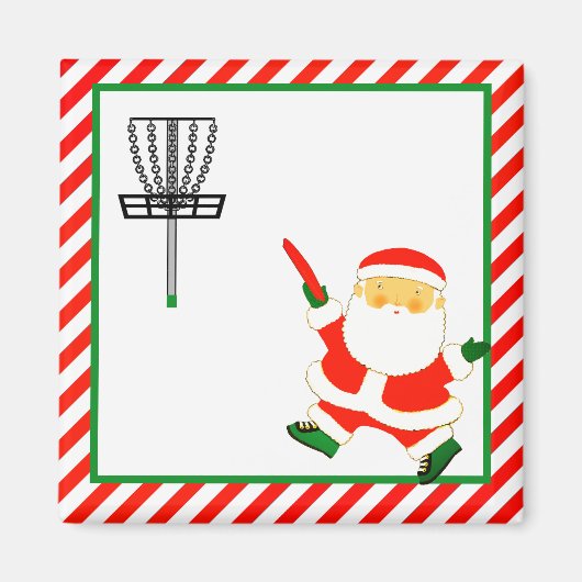Disc-Golf-Weihnachtsstrumpf-Füllung Magnet (Vorne)