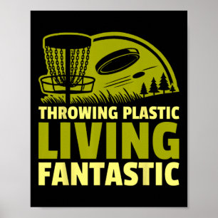 Disc Golf Werfen Plastik Leben Fantastisch Disc G Poster