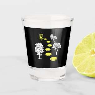Disc Golf Woods Disc Golfer Geschenk Schnapsglas