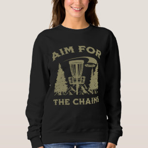 Disc Golf Ziel auf die Ketten IV Sweatshirt