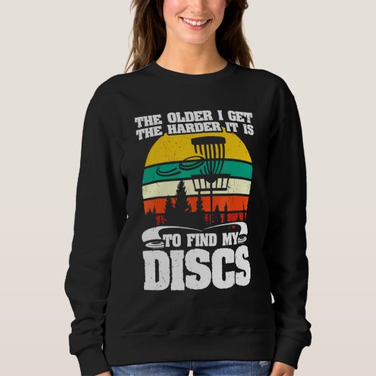 Disc-Golfer Frisbee Golf Disc Golf Wagen Frisbee Sweatshirt (Vorderseite)