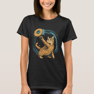 Disc-Golfer-Katze Beim Disc-Golf Für Männer Frauen T-Shirt