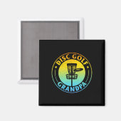 Disc-Golfer Opa Disc Golf Spieler - Disc Golf G Magnet (Vorderseite/Rückseite)