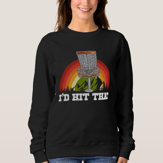 Disc-Golfer-Putter-Flugscheibe-Wurfscheibe  5 Sweatshirt (Vorderseite)