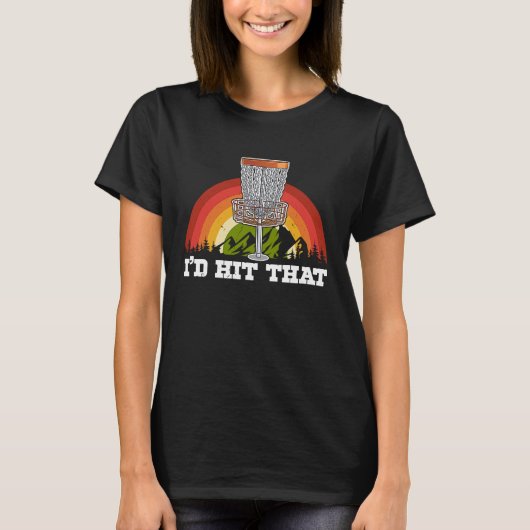 Disc-Golfer-Putter-Flugscheibe-Wurfscheibe  5 T-Shirt (Vorderseite)