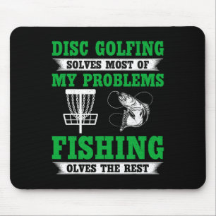 Disc Golfing löst die meisten meiner Probleme - Di Mousepad