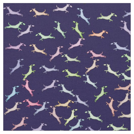 Disc-Hundesprünge Stoff (Nahaufnahme)