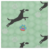 Disc-Hundesprünge Stoff (Nahaufnahme)