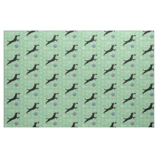 Disc-Hundesprünge Stoff (Fat Quarter (45,7 x 55,9 cm))