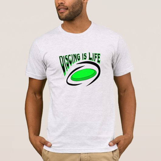 Disc ist Leben, Golf spielen T-Shirt (Vorderseite)