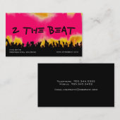 Disc-Jockey-Geschäfts-Karte Visitenkarte (Vorne/Hinten)