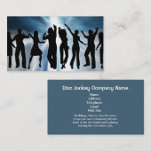 Disc-Jockey-Geschäfts-Karte Visitenkarte (Vorne/Hinten)