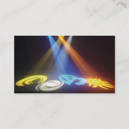 Disc-Jockey-Geschäfts-Karte Visitenkarte (Vorderseite)