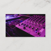 Disc-Jockey-Geschäfts-Karte Visitenkarte (Rückseite)