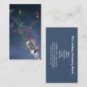 Disc-Jockey-Geschäfts-Karte Visitenkarte (Vorne/Hinten)