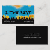 Disc-Jockey-Geschäfts-Karte Visitenkarte (Vorne/Hinten)