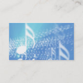 Disc-Jockey-Geschäfts-Karte Visitenkarte (Rückseite)