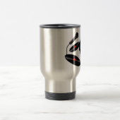 Disc-Jockey-Logo Reisebecher (Mittel)