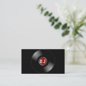 Disc-Jockey Visitenkarte (Stehend Vorderseite)