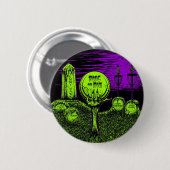 Disc oder die - Disc-Golf-Entwurf Button (Vorne & Hinten)