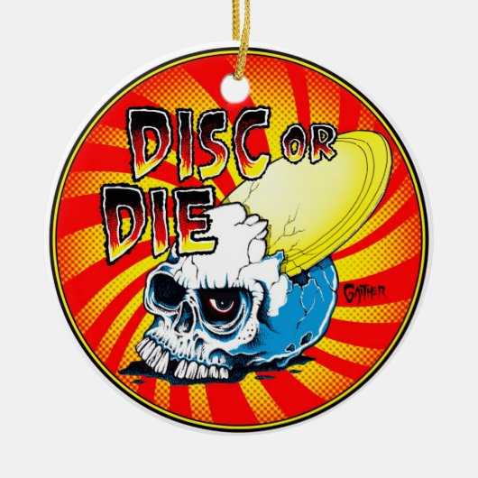 Disc oder die keramikornament (Vorne)