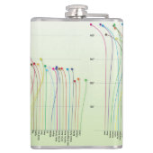 Disc verblassen Diagramm-Flasche Flachmann (Rückseite)