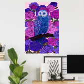Discerning Owl Poster (Heimbüro)