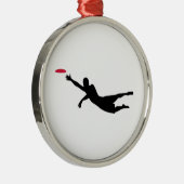 Discgolf Frisbee Ornament Aus Metall (Rechts)