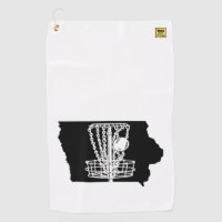 Discgolf Iowa - Handtuch für Ihre Disgolf-Tasche