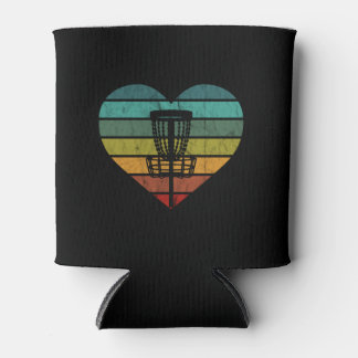 DiscGolf - Retro Vintager Zielkorb Dosenkühler
