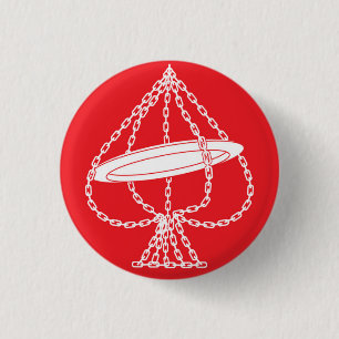 Discgolfas Button