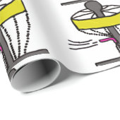 Discgolfgeschenk-Verpackungspapier Geschenkpapier (Rolleneckpunkt)