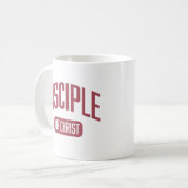 Disciple Burgundy Tasse (Vorderseite Links)