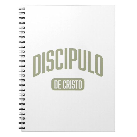 Disciple Sandrift Spiral Notebook Spanisch Notizblock (Vorderseite)