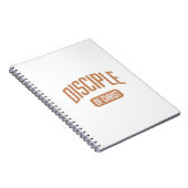 Disciple Terracotta Spiral Notebook Notizblock (Rechte Seite)