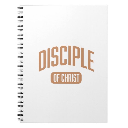 Disciple Terracotta Spiral Notebook Notizblock (Vorderseite)
