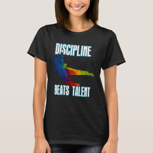 Discipline Beats Talent Taekwondo Karate T-Shirt