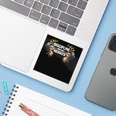  Discipline Builds ResultsCustom-Cut Vinyl Sticker (Laptop mit iPhone)