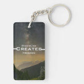 Discipline Creates Freedom Schlüsselanhänger (Rückseite)