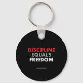 "Discipline Equals Freedom" Jocko Willink Schlüsselanhänger (Vorderseite)