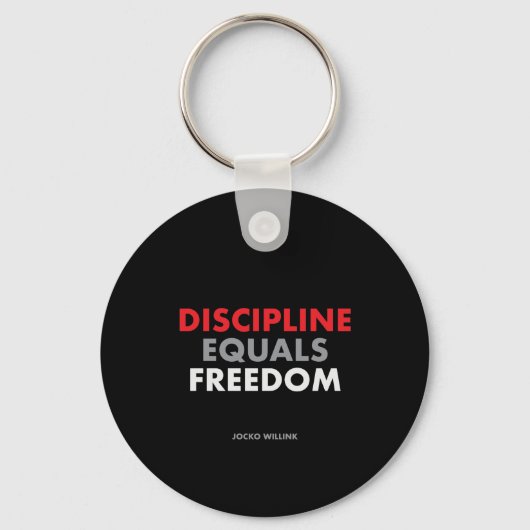 "Discipline Equals Freedom" Jocko Willink Schlüsselanhänger (Vorderseite)