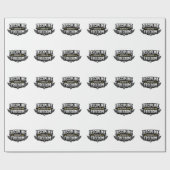 Discipline Equals Freedom – Motivational Design  Geschenkpapier (Flach)