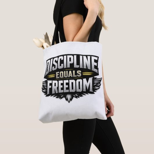 Discipline Equals Freedom – Motivational Design  Tasche (Von Nahem)