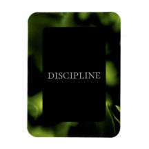 "Discipline" Flexible Foto Magnet