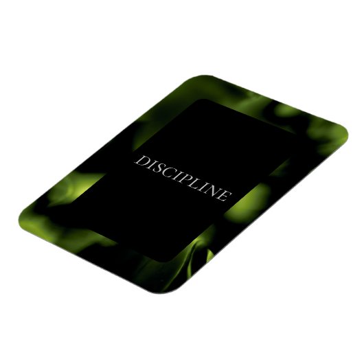 "Discipline" Flexible Foto Magnet (Linke Seite)