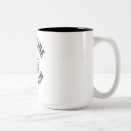 DIscipline Greater than Motivation- Gym Fitness  Zweifarbige Tasse