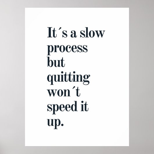 Discipline Inspiration Zitat Poster (Vorne)