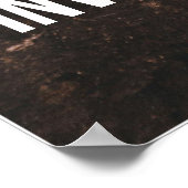 Discipline Is Invisible Wealth Supercar Quote Poster (Ecke)