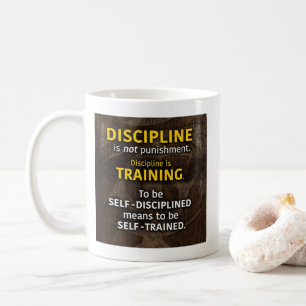 Discipline is Training - Workout Gym Inspiration Kaffeetasse